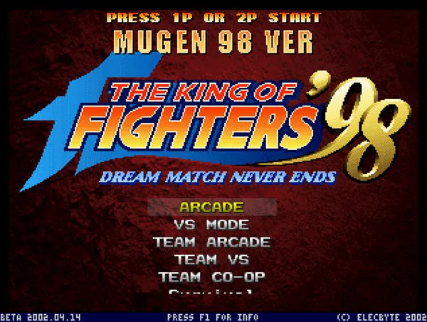 ȭ��98MUGEN(KOF99��Ϸ����)v1.74 �ֻ����ͼ0
