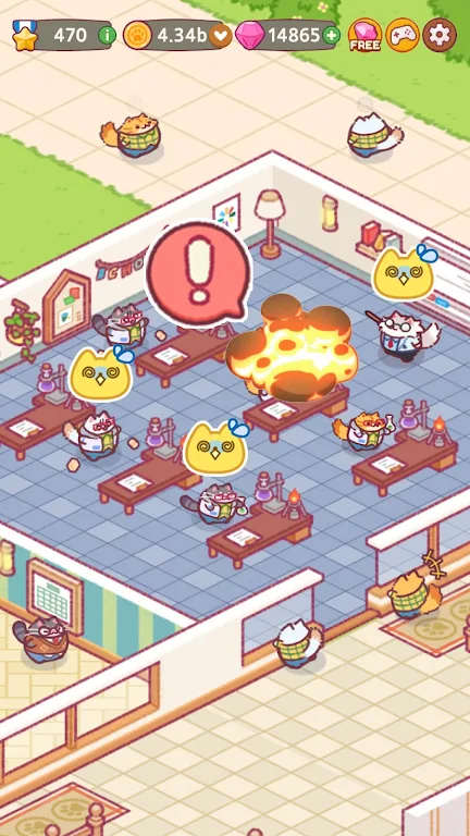 è��ѧУ�����ÿɰ����ȥ���(è�侭Ӫ��Ϸ)v1.0.9 �ٷ������ͼ1