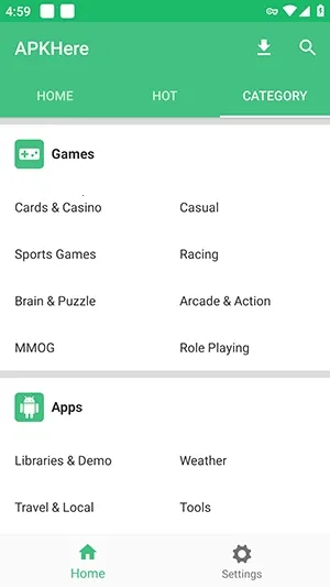 APKHere���İ�(��Դ���ع���)v1.1.0 ��Ѱ��ͼ2